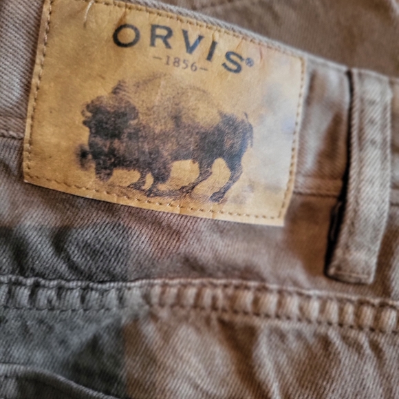 ORVIS PANTS LIKE NEW CONDITION 2 PAIR MEN'S SZ 42X43 - Picture 2 of 9
